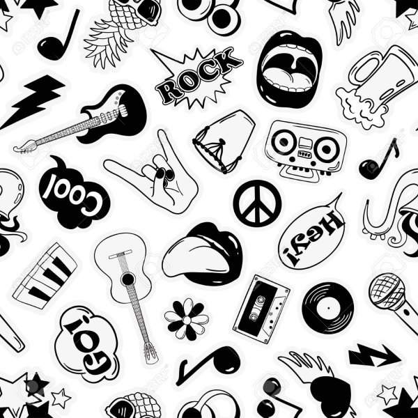 Музыка плеер стикер