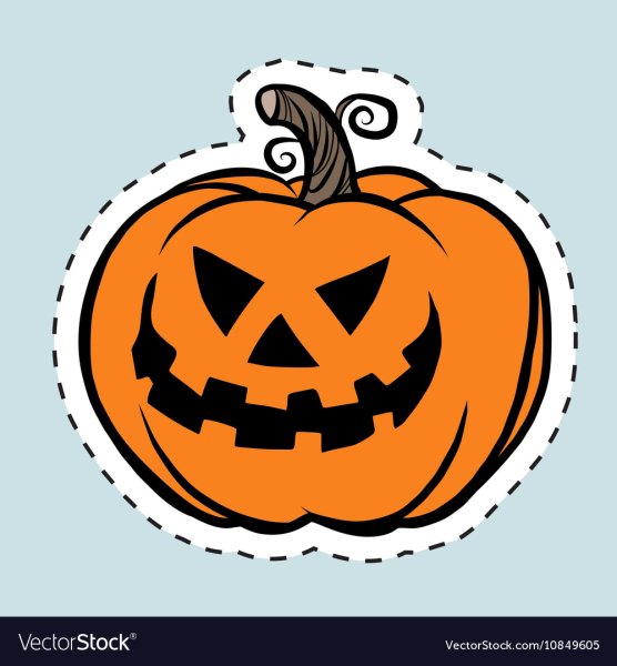 Наклейки тыквы на Хэллоуин