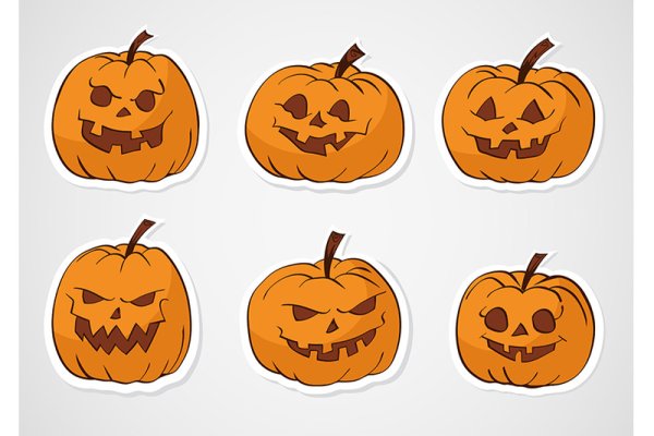 Хэллоуин стикер вектор