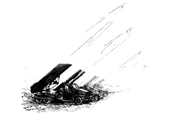 Катюша карандашом