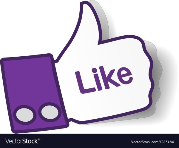 Фиолетовый лайк