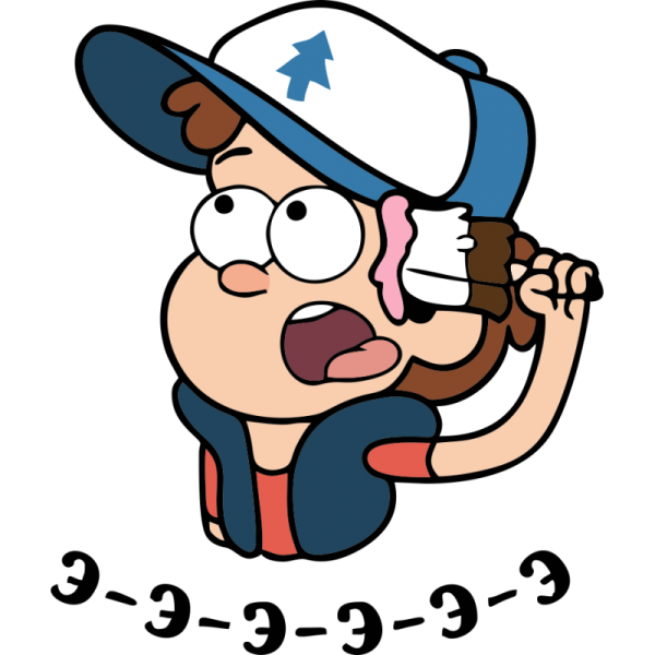 Стикеры телеграмм Гравити Фолз