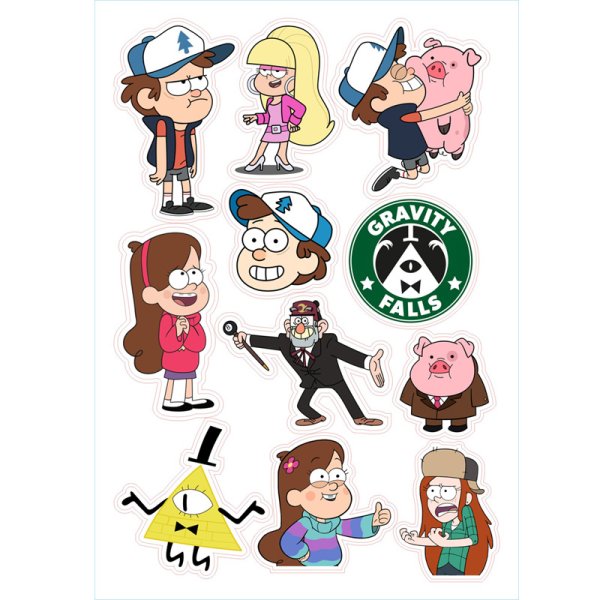 Наклейки Гравити Фолз