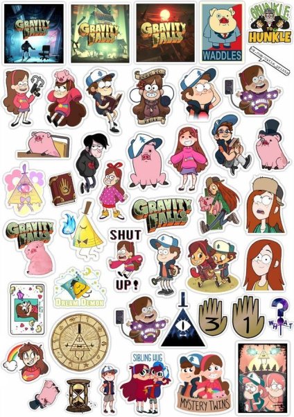 Наклейки Гравити Фолз
