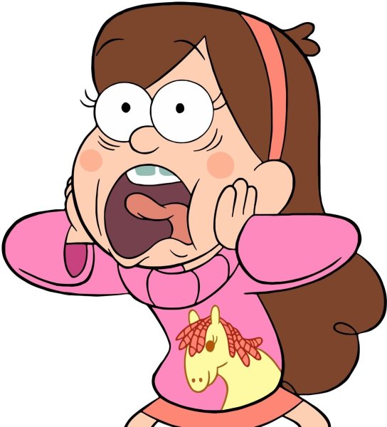 Стикеры Мейбл из Гравити Фолз