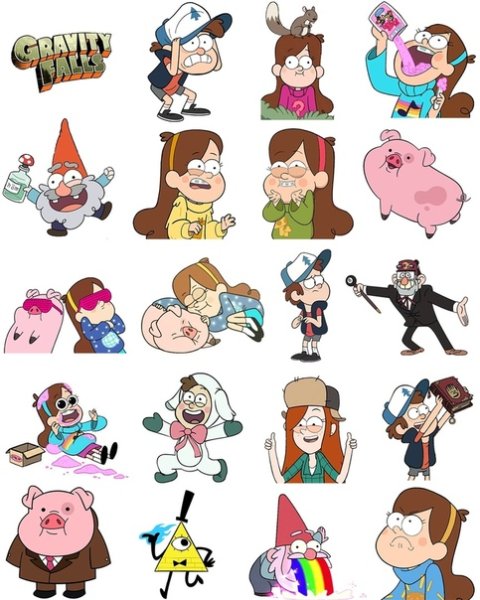 Стикерпак Гравити Фолз