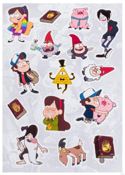 Стикеры Гравити Фолз