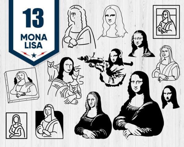 Mona Lisa вектор