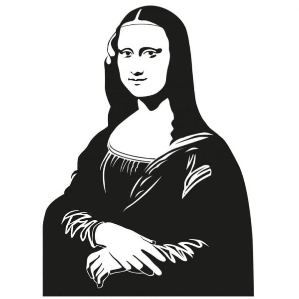 Мона Лиза чб