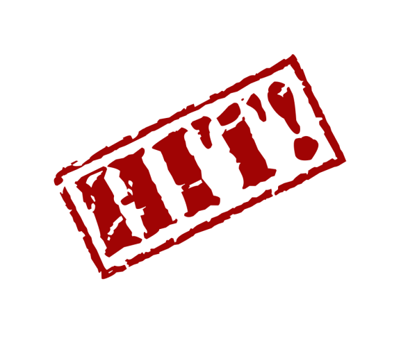 Надпись хит