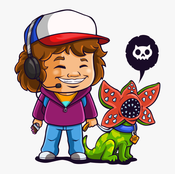 Stranger things наклейки