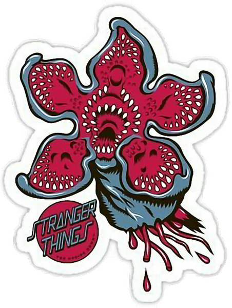 Stranger things наклейки