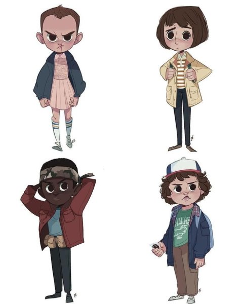 Стикеры stranger things