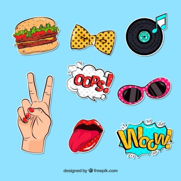 Необычные Стикеры