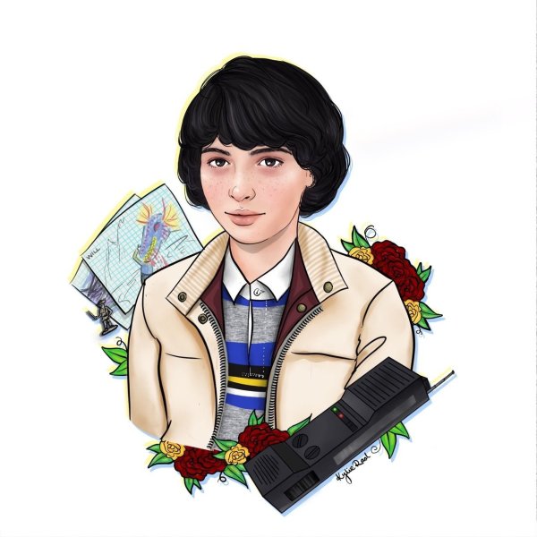 Наклейки очень странные дела