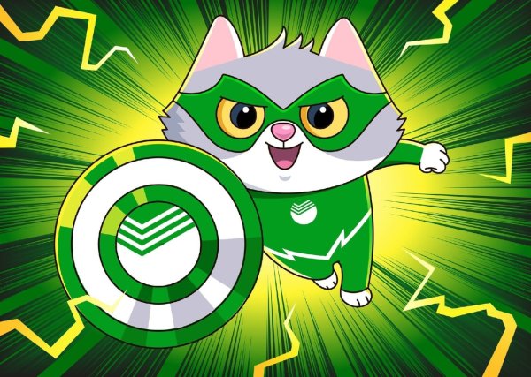 Сбер кот новый