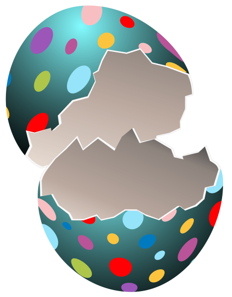 Broken Egg vector