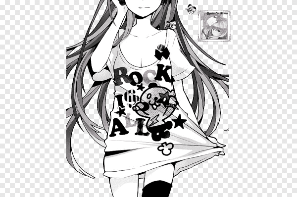 Майки черно белый аниме