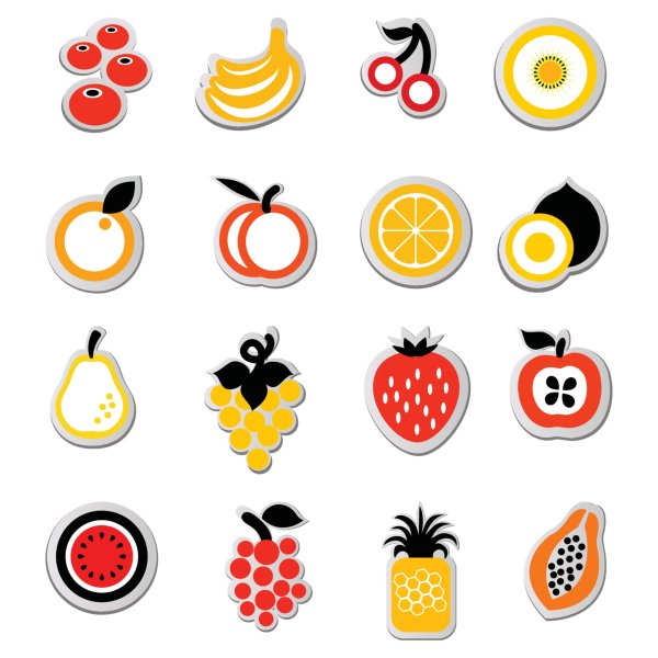 Значок фрукты