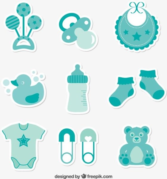 Малыш в подгузнике рисунок