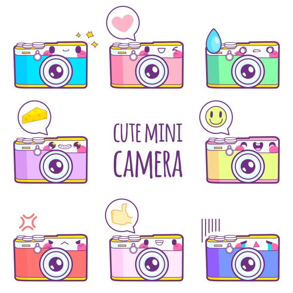 Камера стикер