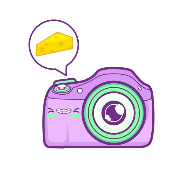 Фотоаппарат стикер