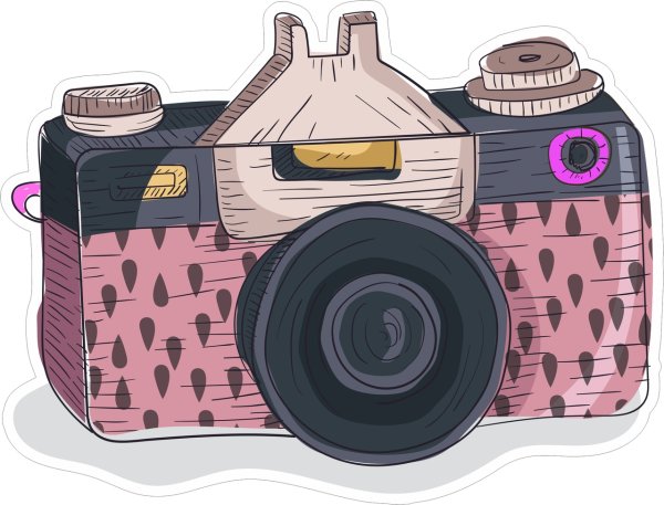 Фотоаппарат Винтаж вектор