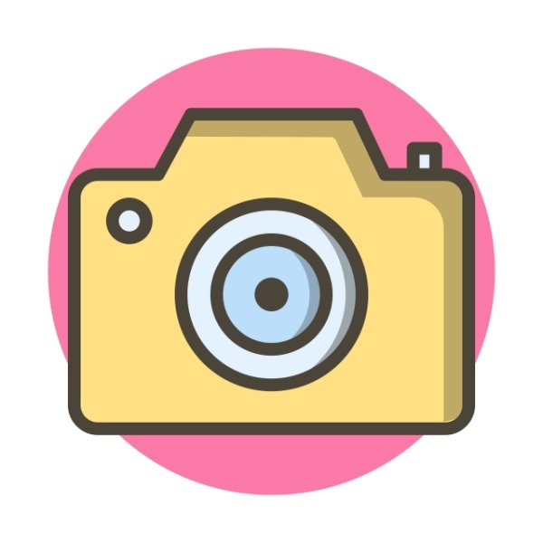 Фотоаппарат полароид на прозрачном фоне