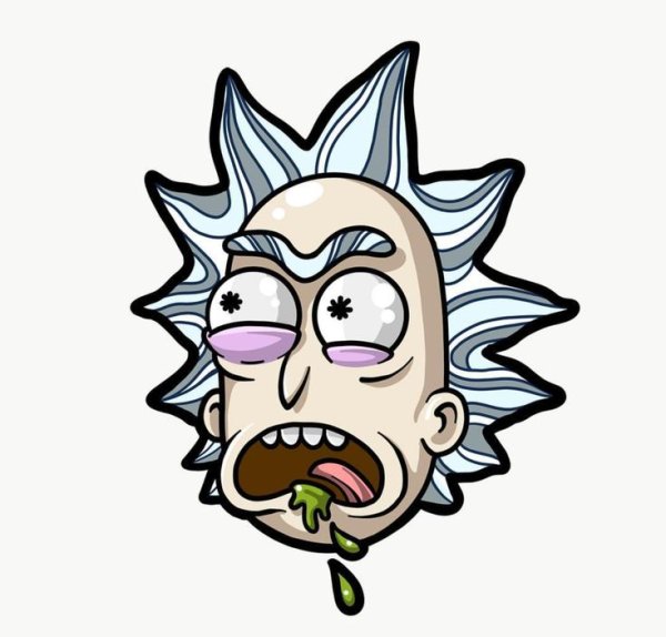 Rick and Morty наклейки