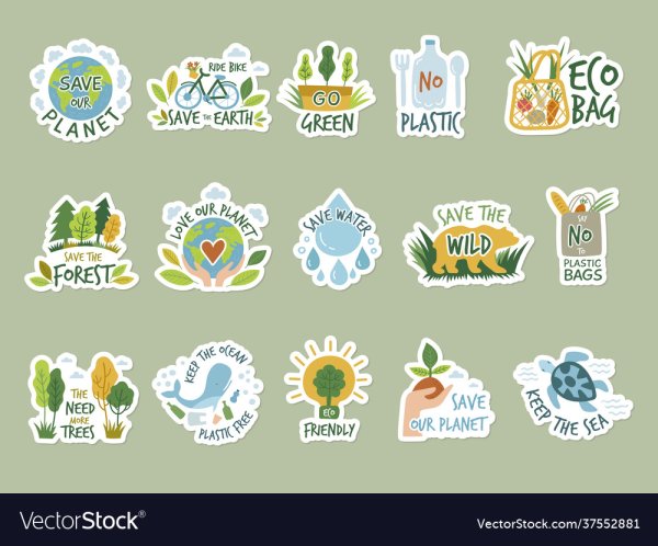 Экологические наклейки
