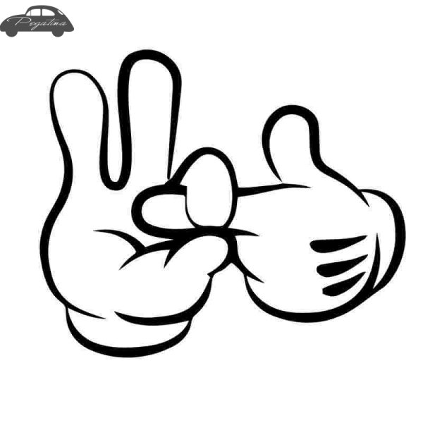 Наклейка фак