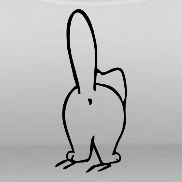 Нарисовать кота задом