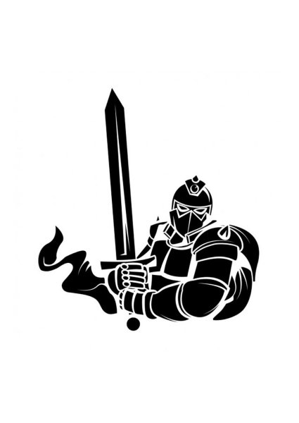 Витязь силуэт