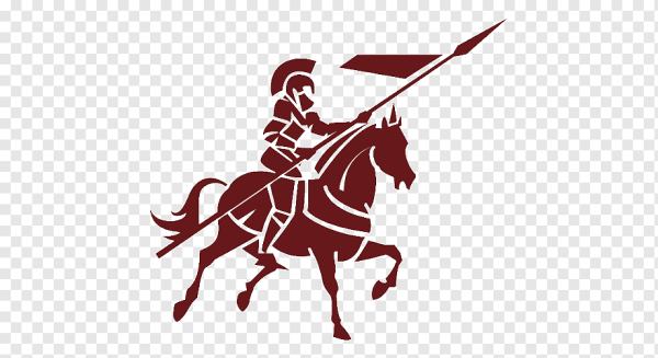 Рыцарь на коне вектор