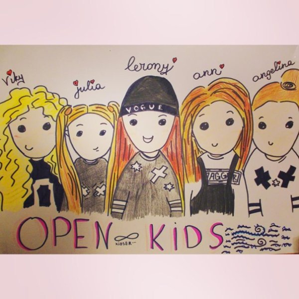 Рисунки для девочек open Kids