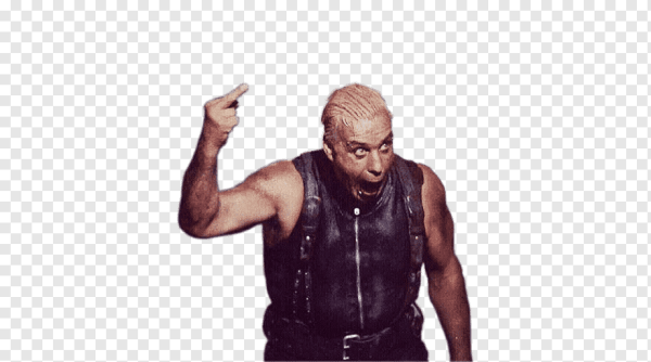 Тилль Линдеманн на прозрачном фоне