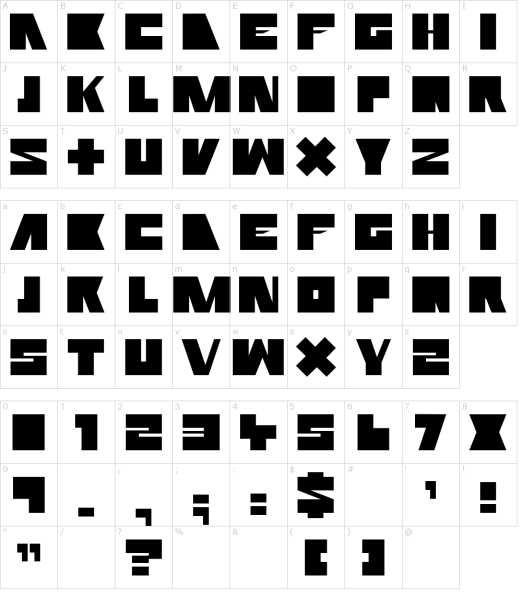 Буквы в стиле Rammstein