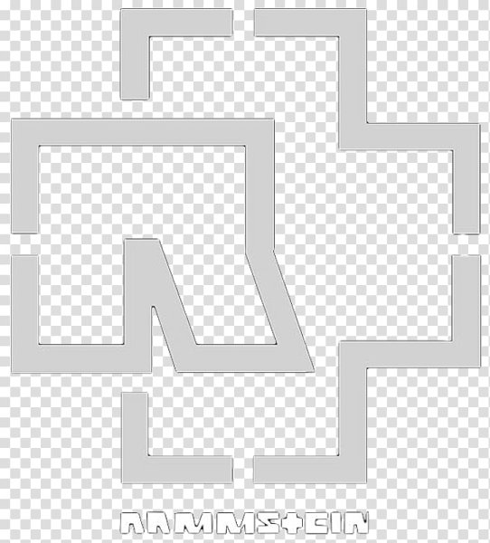 Rammstein на белом фоне