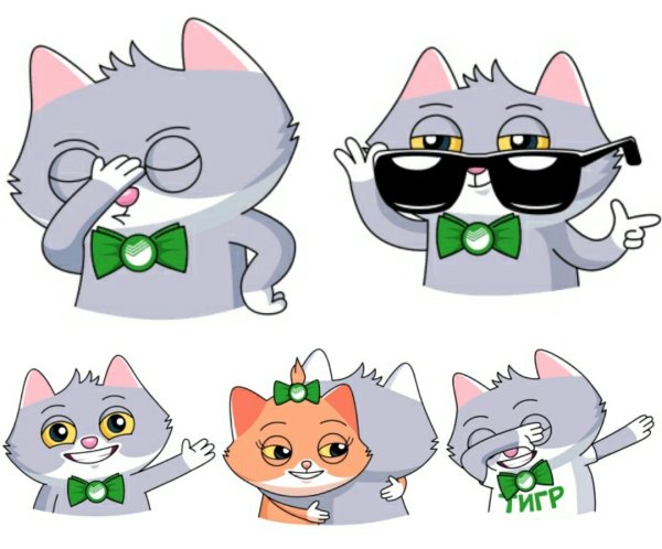 Набор стикеров СБЕРКОТ