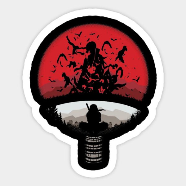 Стикеры Наруто Итачи