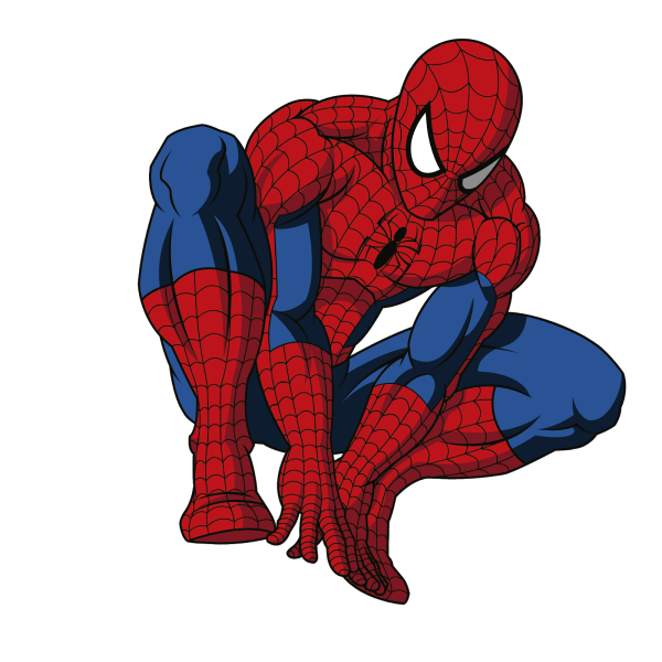 Человек паук вектор