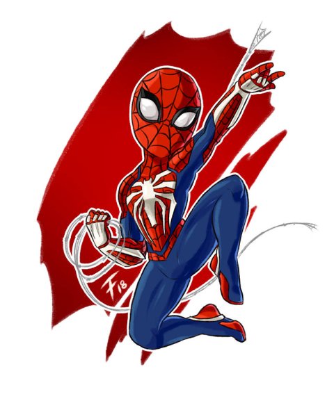 Спайдер Мэн стикер