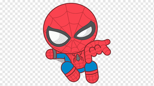 Чиби герои Марвел человек паук