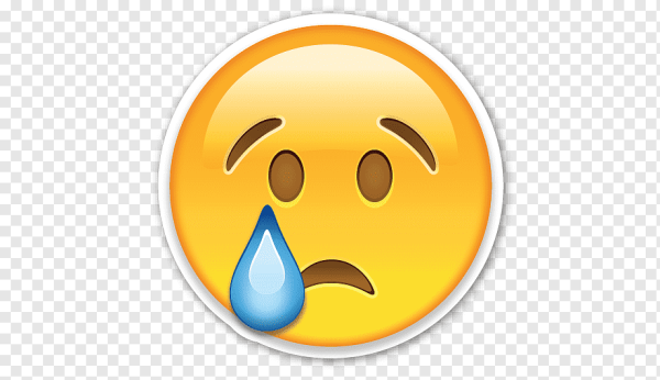 Грустный Плачущий смайлик