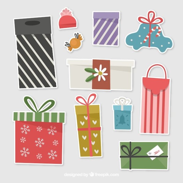 Стикер подарок