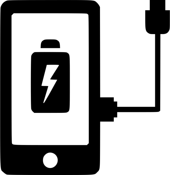 Значок зарядки телефона