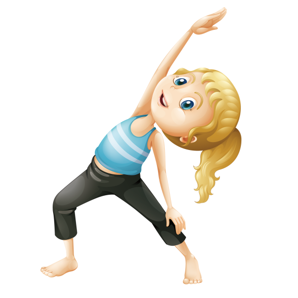 Силуэт спортивной девушки