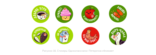 Наклейки из Пятерочки