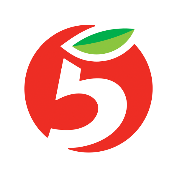 Эмблема Пятерочки магазин