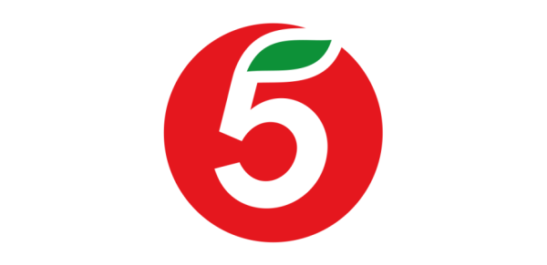 Наклейки нашивки Пятерочка